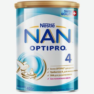 Смесь сухая молочная NAN 4 Optipro с 18 месяцев 400 г