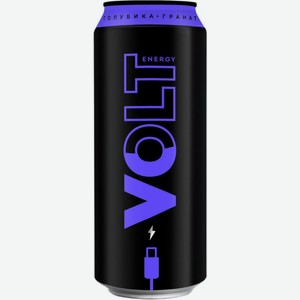 Напиток Volt Energy Голубика-Гранат энергетический газированный