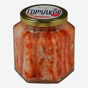 Мясо краба Горчаков натуральное премиум, 400г Россия