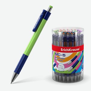 Ручка шариковая автоматическая ErichKrause MC-5, цвет чернил синий