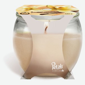 Свеча ароматизированная в стакане Petali Ваниль, 1 шт