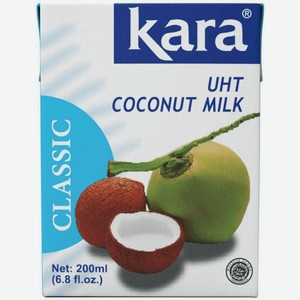 Молоко кокосовое Kara 17%, 0,2 л