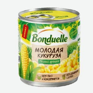  Бондюэль , кукуруза сладкая, горошек зеленый, 170-200 г