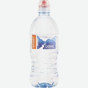 Вода негаз рн 7,3 Гошо Природная питьевая Спорт Ватерлок п/б, 0,75 л