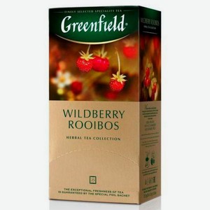 Чай черный Greenfield Wildberry Rooibos 25 пак