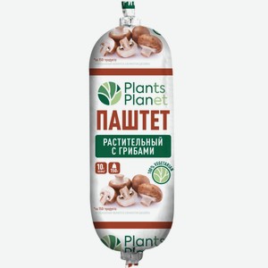 Крем-паштет Plants Planet с грибами вегетарианский соевый, 150г