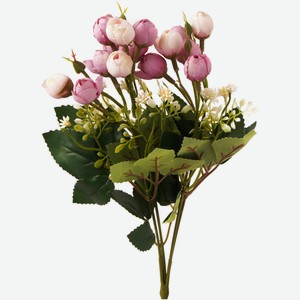 Розы искусственные 15 бутонов Маркет, 30см