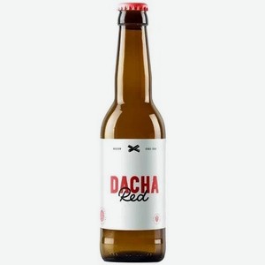 Пиво  Дача  Рэд, 330 мл, Красное, Нефильтрованное