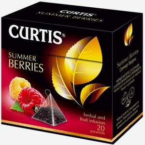 Чай черный в пирамидках Кертис Летние ягоды Компания Май кор, 20*1,7 г