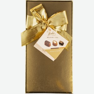 Конфеты шоколадные Гамлет пралине с бантом голд Роял Чоколатс кор, 125 г