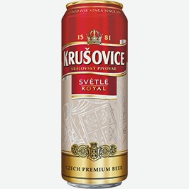 Пиво Крушовице, Светлое, 0,43 Л