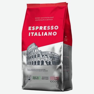 Кофе ESPRESSO ITALIANO натуральный жареный в зернах 1000гр м/у