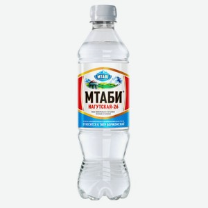 Минеральная вода МТАБИ Нагутская-26 лечебно-столовая 0,5л пэт