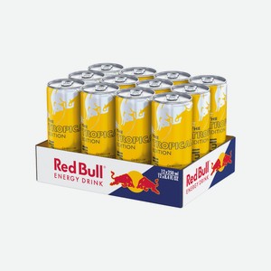 Энергетический напиток Red Bull Tropical, 250мл x 12 шт Австрия