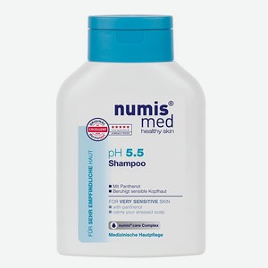 Шампунь для волос numis® med ph 5 5 для чувствительной кожи головы с пантенолом