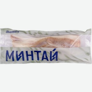 Рыба замороженная Бореалис Минтай филе без кожи Норебо Ру м/у, 650 г