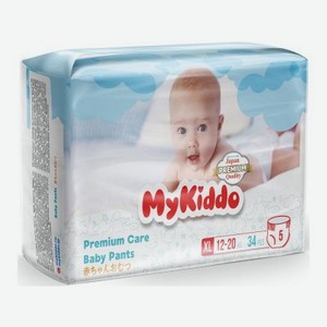 Подгузники-трусики Mykiddo Premium XL (12-20 кг) 34 шт.