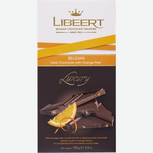 Шоколад темный Либеерт с апельсином Либеерт кор, 100 г