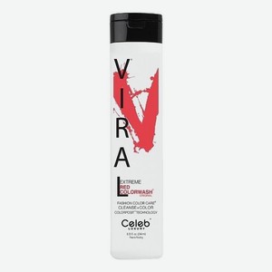 Шампунь для яркости цвета волос Viral Shampoo 244мл: Extreme Red