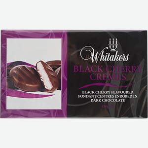 Конфеты в темном шоколаде Уитакерс крем вишня Уитакерс кор, 150 г