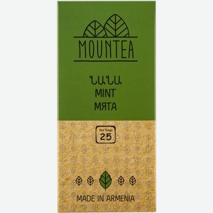 Напиток чайный травяной Маунти мята Серобян Н. кор, 25*2 г