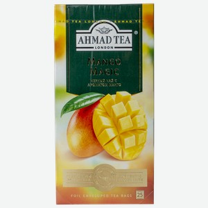 Чай черный в пакетиках Ахмад Ти Магия манго Ахмад Ти кор, 25*1,5 г