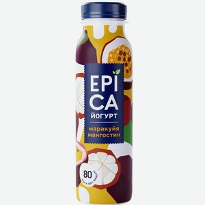 Йогурт питьевой Epica Маракуйя-Мангостин 2.5% 260 г