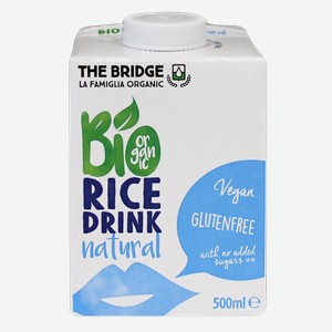 Напиток рисовый Бридж из Венето БИО Бридж СРЛ т/п, 500 мл