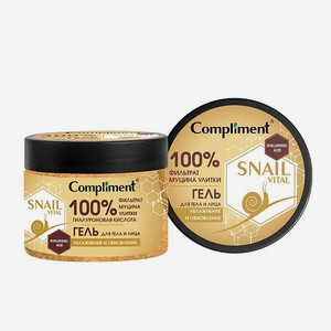 Гель Compliment Snail Vital для лица и тела увлажнение и обновление 400 мл