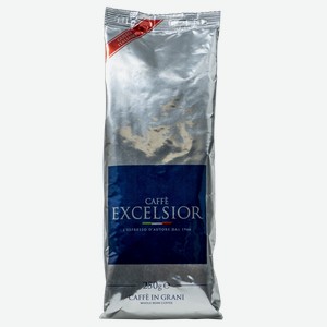Кофе в зернах Эксельсиор 60% арабика Эксельсиор СРЛ м/у, 250 г