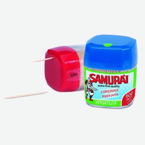 Зубочистки березовые Самурай с дозатором Сисма п/у, 600 шт