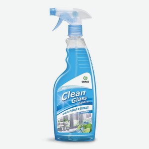 Чистящее средство 0,6 л Grass д/мытья стекол с распылителем сlean glass голубая лагуна п/уп