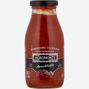 Соус томатный Агромонте из Сицилии аррабиата Монтероссо с/б, 260 г