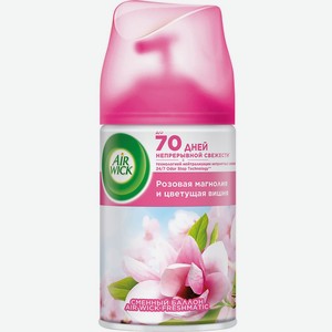 Освежитель воздуха AIR WICK Freshmatic Роз.магнолия и цвет.вишня, Смен.аэр, Великобритания, 250 мл