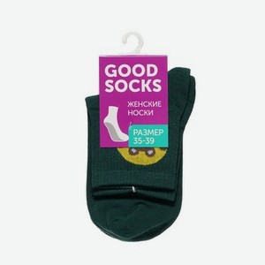 Женские носки Good Socks   Медведь   Зеленый р.35-39