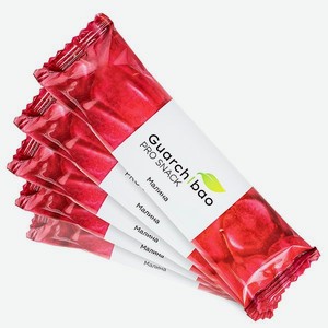 Батончики глазированные Guarchibao Pro Snack со вкусом малины 5 шт
