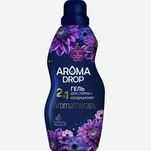 Гель д/стирки <Aroma Drop> 2в1 Aromatherapy лаванда/ваниль 1л Россия