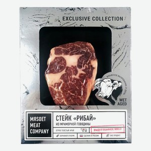 Стейк рибай Myasoet Meat Company Exclusive Collection охлажденный, 400г Россия