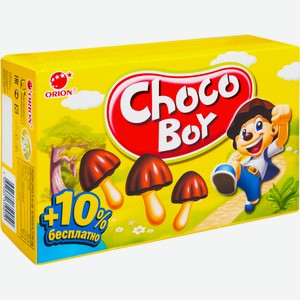 Печенье Orion Choco Boy с обогащающей добавкой, 100г