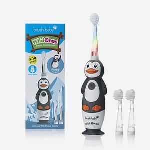 Зубная щетка электрическая Brush-Baby Sonic WildOnes звуковая Пингвин 0-10 лет
