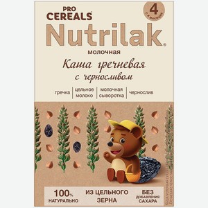 Каша молочная Nutrilak Premium Procereals гречневая чернослив 200г с 4месяцев