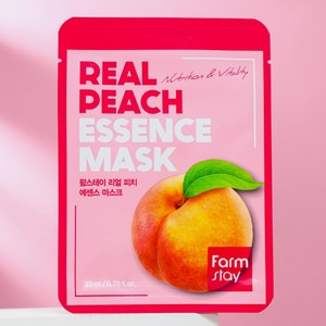 Тканевая маска для лица FarmStay с экстрактом персика, 23 мл