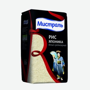 Рис белый среднезерный Японика Мистраль 0.516 кг