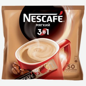 Кофе растворимый Нескафе 3в1 Мягкий 0.015 кг Nescafe