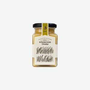 Мёд натуральный цветочный Крымские травы Медовый дом, 0.32 кг