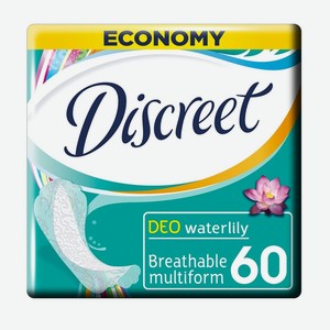 Прокладки Discreet Deo Waterlily multiform 60 шт