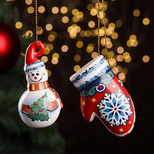 Набор Sima-Land ёлочных игрушек «Снеговик и варежка» 6 см