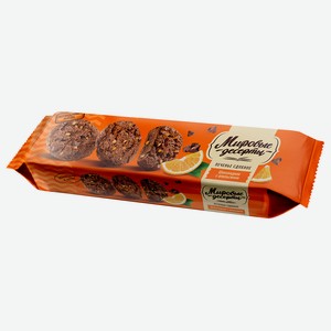 Печенье 170 г Брянконфи сдобное шоколадное с апельсином ф/уп