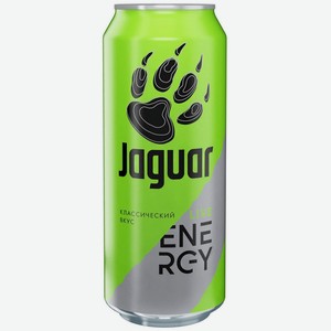 Напиток 0,45 л Jaguar Live Energy Классический Вкус безалкогольный тонизирующий энергетический газир