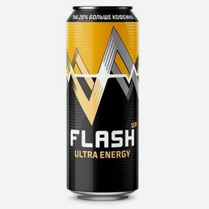 Напиток 450мл Flash UP Ultra Energy энергетический ж/б